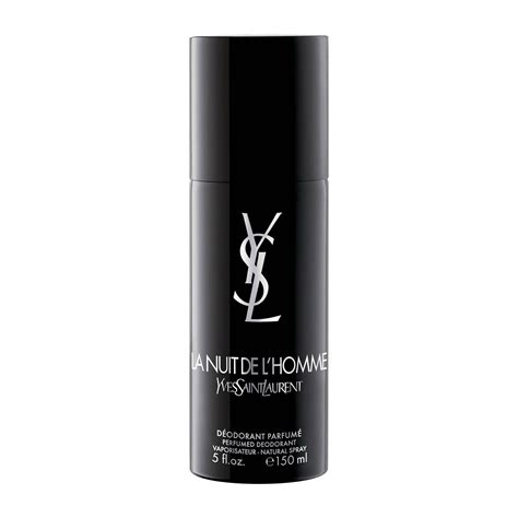 yves saint laurent paris deodorant spray|la nuit de l'homme deodorant.